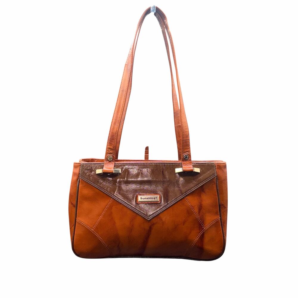 Sunshine Genuine Leather Brown Shoulder Bag Made in India